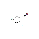 (3R,4S)-4-Fluoropyrrolidine-3-carbonitrile