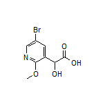 2-(5-Bromo-2-methoxy-3-pyridyl)-2-hydroxyacetic Acid