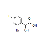 2-Bromo-4-iodomandelic Acid