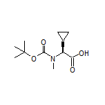 (S)-2-[Boc-(methyl)amino]-2-cyclopropylacetic Acid