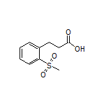 3-[2-(Methylsulfonyl)phenyl]propanoic Acid