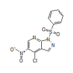 4-Chloro-5-nitro-1-(phenylsulfonyl)-1H-pyrazolo[3,4-b]pyridine