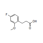 3-(4-Fluoro-2-methoxyphenyl)propanoic Acid