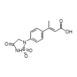 (E)-3-[4-(1,1-Dioxido-4-oxo-1,2,5-thiadiazolidin-2-yl)phenyl]-2-butenoic Acid