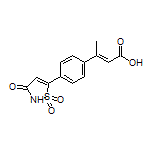 (E)-3-[4-(1,1-Dioxido-3-oxo-2,3-dihydroisothiazol-5-yl)phenyl]-2-butenoic Acid