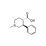 (3S,4S)-1-Methyl-3-phenylpiperidine-4-carboxylic Acid