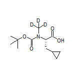 (S)-2-[Boc(methyl-d3)amino]-3-cyclopropylpropanoic Acid