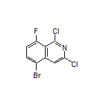 5-Bromo-1,3-dichloro-8-fluoroisoquinoline