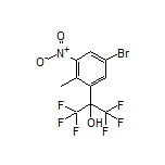 2-(5-Bromo-2-methyl-3-nitrophenyl)-1,1,1,3,3,3-hexafluoro-2-propanol