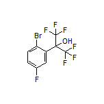 2-(2-Bromo-5-fluorophenyl)-1,1,1,3,3,3-hexafluoro-2-propanol