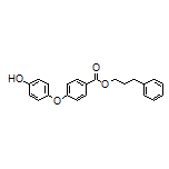 3-Phenylpropyl 4-(4-Hydroxyphenoxy)benzoate