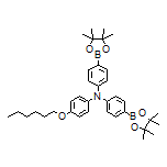 [[4-(Hexyloxy)phenyl]azanediyl]bis(4,1-phenylene)di(boronic Acid Pinacol Ester)