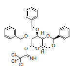 (2S,4aR,6R,7R,8S,8aS)-7,8-Bis(benzyloxy)-2-phenylhexahydropyrano[3,2-d][1,3]dioxin-6-yl 2,2,2-Trichloroacetimidate