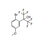 2-(2-Bromo-5-methoxyphenyl)-1,1,1,3,3,3-hexafluoro-2-propanol