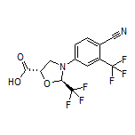 (2R,5S)-3-[4-Cyano-3-(trifluoromethyl)phenyl]-2-(trifluoromethyl)oxazolidine-5-carboxylic Acid