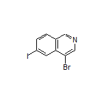 4-Bromo-6-iodoisoquinoline