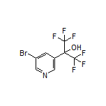 2-(5-Bromo-3-pyridyl)-1,1,1,3,3,3-hexafluoro-2-propanol