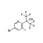 2-(5-Bromo-3-methyl-2-pyridyl)-1,1,1,3,3,3-hexafluoro-2-propanol