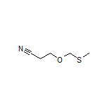 3-[(Methylthio)methoxy]propanenitrile