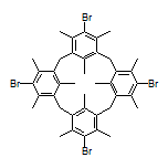 5,11,17,23-Tetrabromo-4,6,10,12,16,18,22,24,25,26,27,28-dodecamethylpentacyclo[19.3.1.1[3,7].1[9,13].1[15,19]]octacosa-1(25),3,5,7(26),9,11,13(27),15,17,19(28),21,23-dodecaene