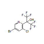 2-(5-Bromo-3-chloro-2-pyridyl)-1,1,1,3,3,3-hexafluoro-2-propanol