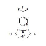 4-Methyl-2,6-dioxo-8-[5-(trifluoromethyl)-2-pyridyl]hexahydro-[1,3,2]oxazaborolo[2,3-b][1,3,2]oxazaborol-4-ium-8-uide