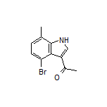 3-Acetyl-4-bromo-7-methylindole