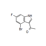 3-Acetyl-4-bromo-6-fluoroindole