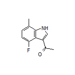 3-Acetyl-4-fluoro-7-methylindole