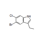 5-Bromo-6-chloro-3-ethyl-1H-indole