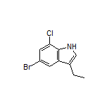 5-Bromo-7-chloro-3-ethyl-1H-indole