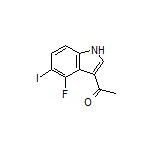 3-Acetyl-4-fluoro-5-iodoindole