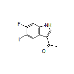 3-Acetyl-6-fluoro-5-iodoindole