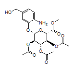 (2S,3R,4S,5S,6S)-2-[2-Amino-5-(hydroxymethyl)phenoxy]-6-(methoxycarbonyl)tetrahydro-2H-pyran-3,4,5-triyl Triacetate