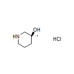 (S)-3-Methylpiperidin-3-ol Hydrochloride