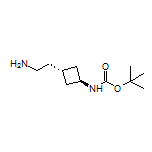 trans-3-(2-Aminoethyl)-N-Boc-cyclobutanamine