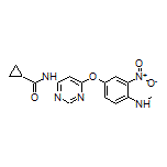 N-[6-[4-(Methylamino)-3-nitrophenoxy]-4-pyrimidinyl]cyclopropanecarboxamide