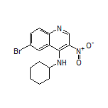 6-Bromo-N-cyclohexyl-4-amino-3-nitroquinoline