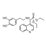 Diethyl [[(3,4-Dihydroxyphenethyl)amino](4-quinolyl)methyl]phosphonate