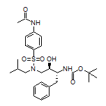 N-[4-[N-[(2R,3R)-3-(Boc-amino)-2-hydroxy-4-phenylbutyl]-N-isobutylsulfamoyl]phenyl]acetamide