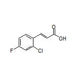 (E)-3-(2-Chloro-4-fluorophenyl)acrylic Acid