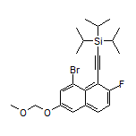 [[8-Bromo-2-fluoro-6-(methoxymethoxy)-1-naphthyl]ethynyl]triisopropylsilane