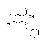 2-(Benzyloxy)-4-bromo-5-methylbenzoic Acid