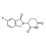 3-(6-Fluoro-1-oxo-2-isoindolinyl)piperidine-2,6-dione