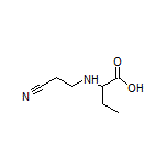 2-[(2-Cyanoethyl)amino]butanoic Acid