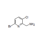 (6-Bromo-3-chloro-2-pyridyl)methanamine