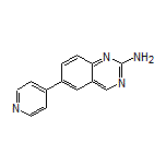 2-Amino-6-(4-pyridyl)quinazoline