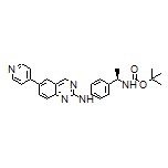 (R)-N-[4-[1-(Boc-amino)ethyl]phenyl]-6-(4-pyridyl)quinazolin-2-amine