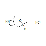 (2R,3R)-2-Methyl-3-[(methylsulfonyl)methyl]azetidine Hydrochloride