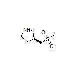 (S)-3-[(Methylsulfonyl)methyl]pyrrolidine